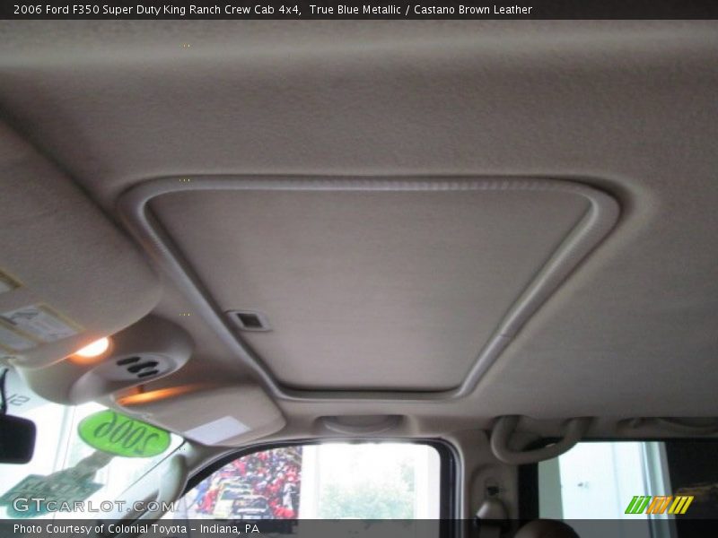 True Blue Metallic / Castano Brown Leather 2006 Ford F350 Super Duty King Ranch Crew Cab 4x4