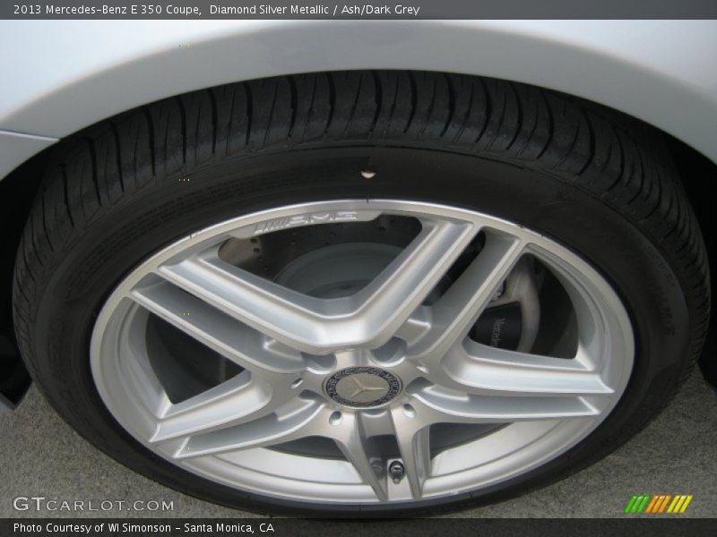Diamond Silver Metallic / Ash/Dark Grey 2013 Mercedes-Benz E 350 Coupe