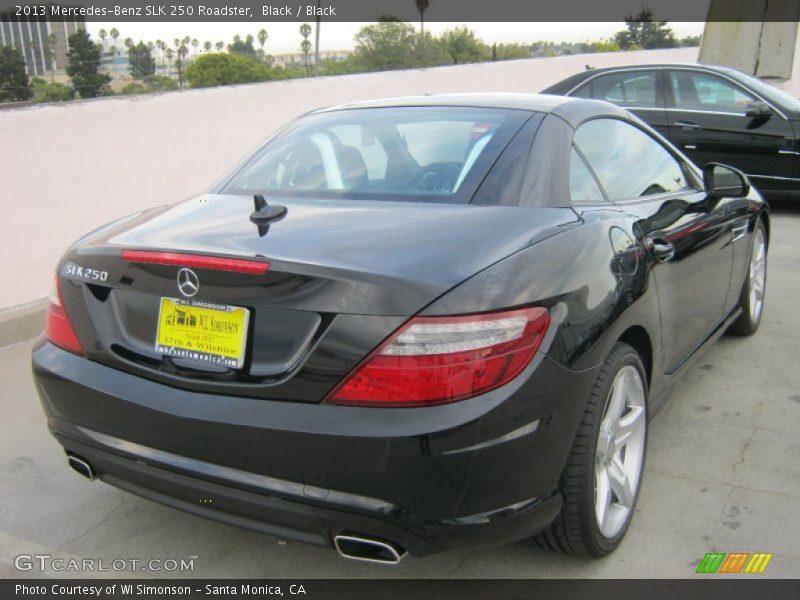 Black / Black 2013 Mercedes-Benz SLK 250 Roadster