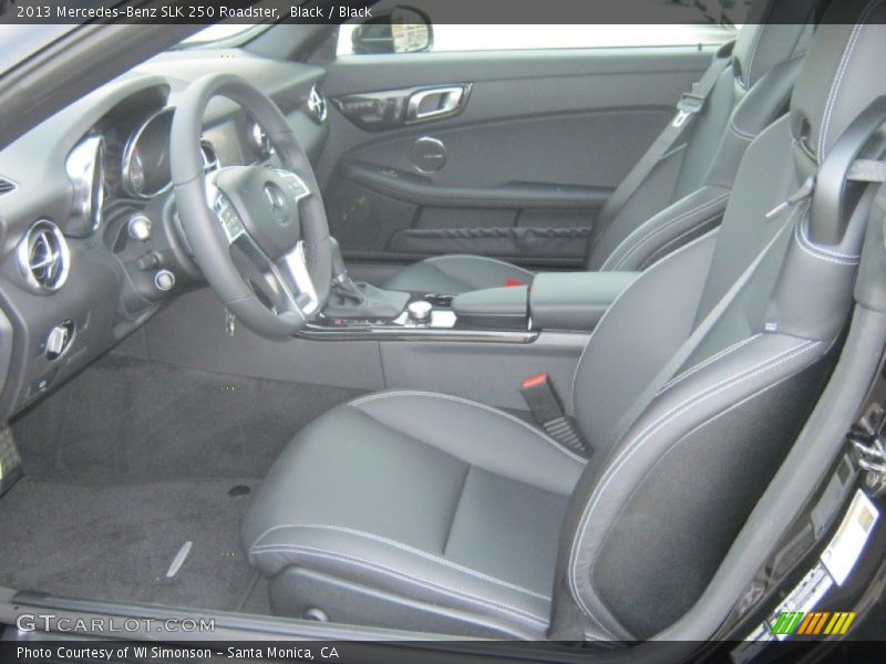  2013 SLK 250 Roadster Black Interior