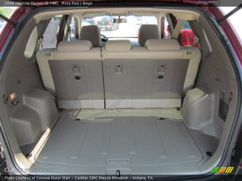 Mesa Red / Beige 2008 Hyundai Tucson SE 4WD
