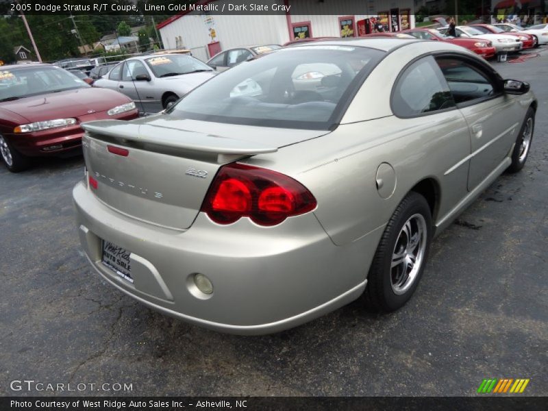 Linen Gold Metallic / Dark Slate Gray 2005 Dodge Stratus R/T Coupe