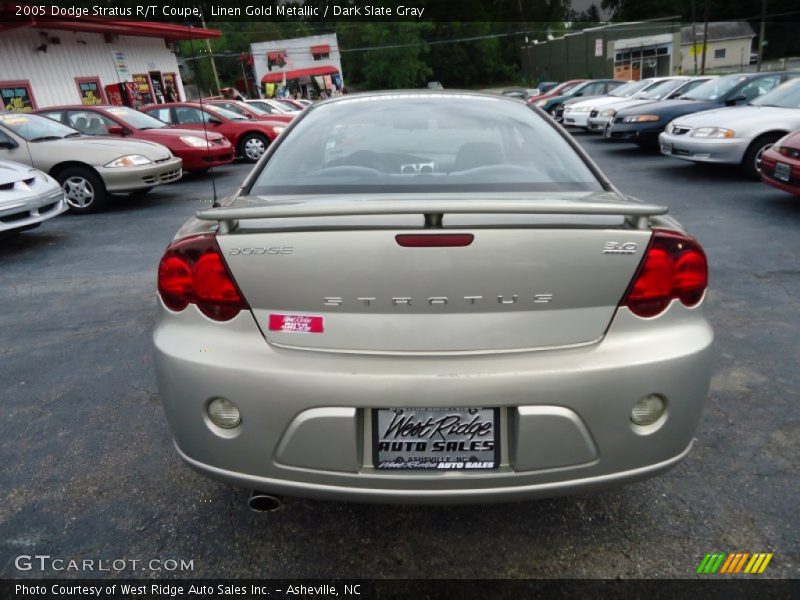 Linen Gold Metallic / Dark Slate Gray 2005 Dodge Stratus R/T Coupe