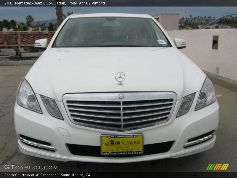 Polar White / Almond 2013 Mercedes-Benz E 350 Sedan