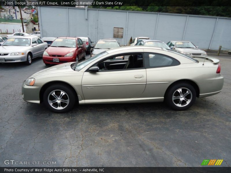 Linen Gold Metallic / Dark Slate Gray 2005 Dodge Stratus R/T Coupe
