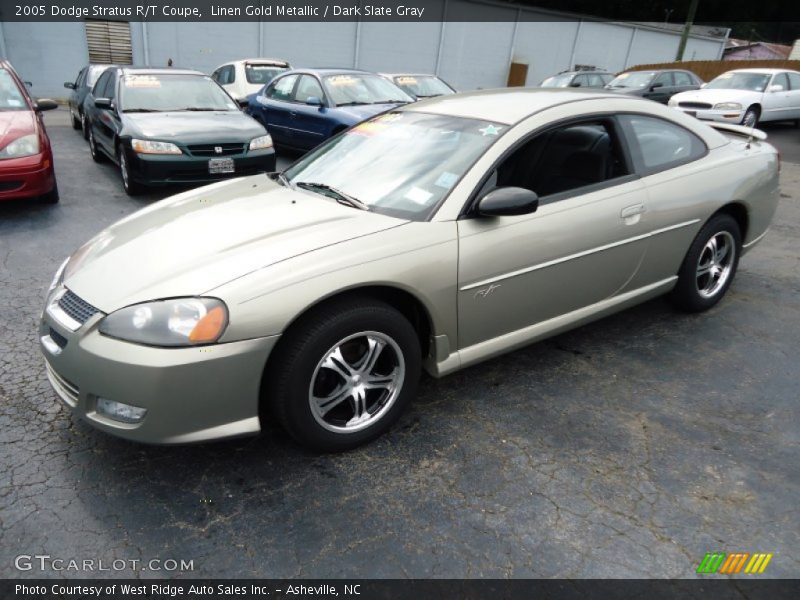 Linen Gold Metallic / Dark Slate Gray 2005 Dodge Stratus R/T Coupe