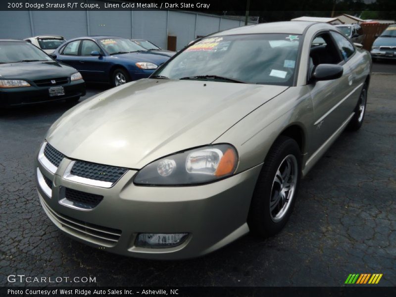 Linen Gold Metallic / Dark Slate Gray 2005 Dodge Stratus R/T Coupe