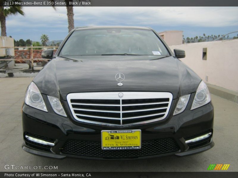 Black / Black 2013 Mercedes-Benz E 350 Sedan