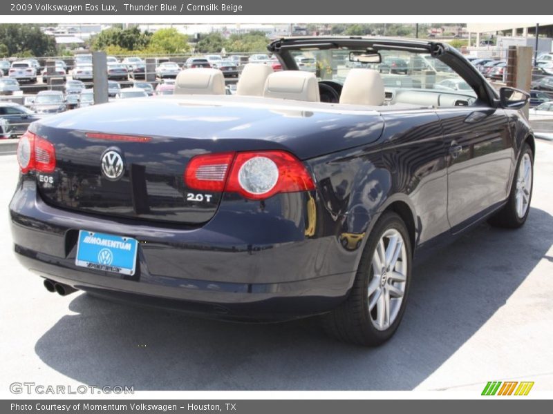 Thunder Blue / Cornsilk Beige 2009 Volkswagen Eos Lux
