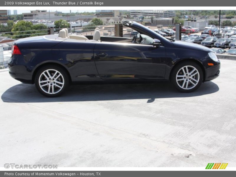 Thunder Blue / Cornsilk Beige 2009 Volkswagen Eos Lux