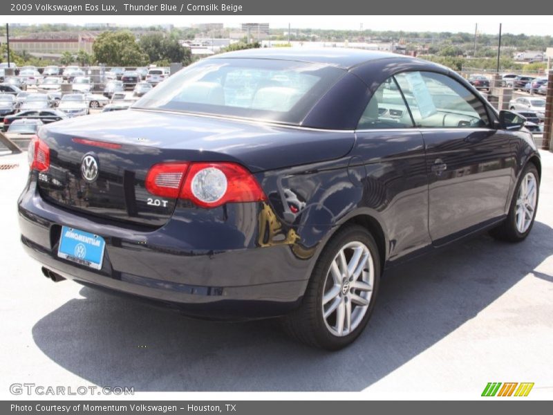 Thunder Blue / Cornsilk Beige 2009 Volkswagen Eos Lux
