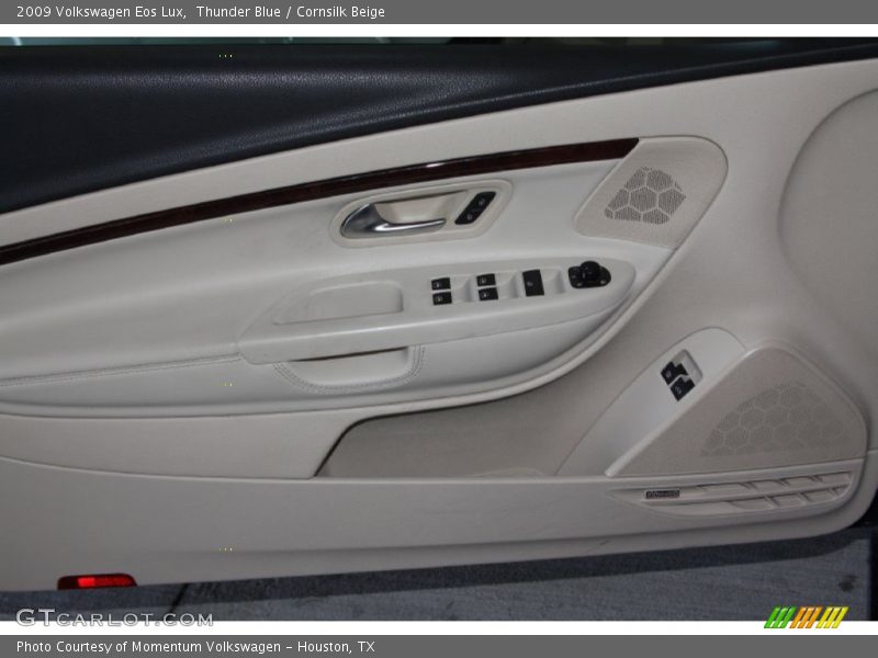 Thunder Blue / Cornsilk Beige 2009 Volkswagen Eos Lux