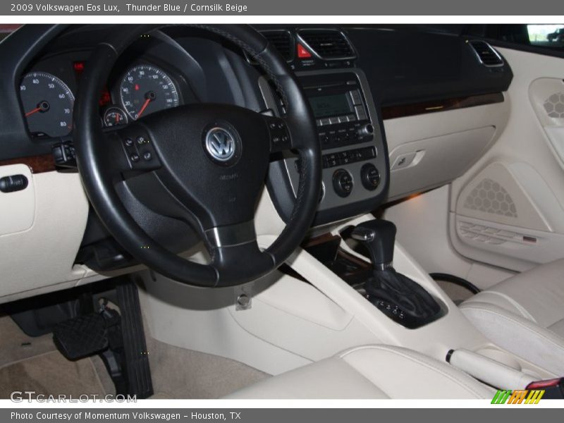 Thunder Blue / Cornsilk Beige 2009 Volkswagen Eos Lux