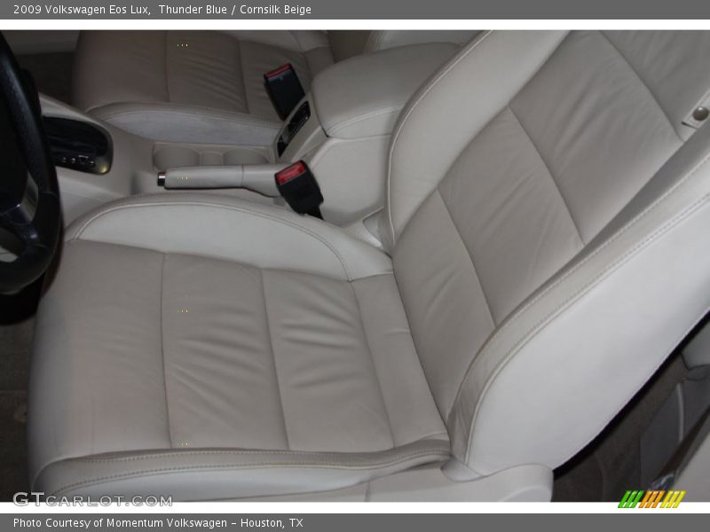 Thunder Blue / Cornsilk Beige 2009 Volkswagen Eos Lux