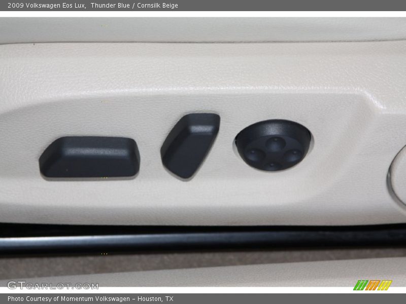 Thunder Blue / Cornsilk Beige 2009 Volkswagen Eos Lux
