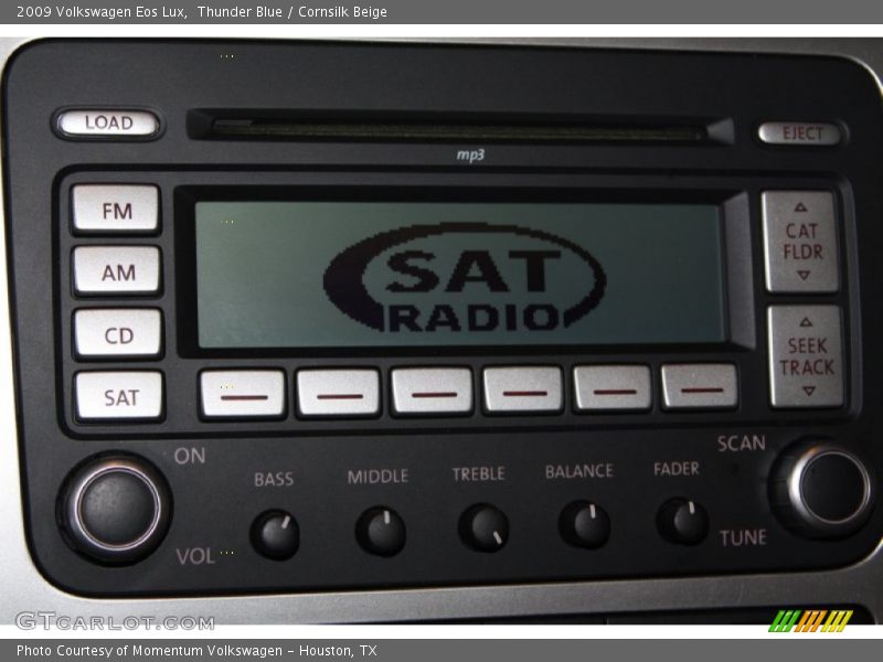 Thunder Blue / Cornsilk Beige 2009 Volkswagen Eos Lux