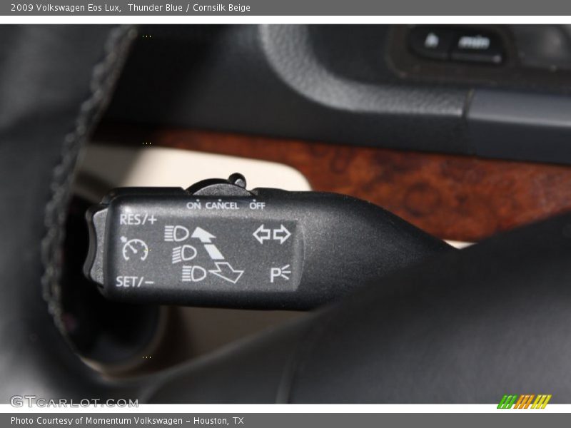 Thunder Blue / Cornsilk Beige 2009 Volkswagen Eos Lux