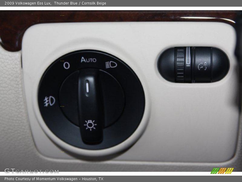 Thunder Blue / Cornsilk Beige 2009 Volkswagen Eos Lux