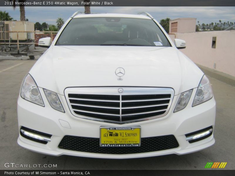 Polar White / Black 2013 Mercedes-Benz E 350 4Matic Wagon