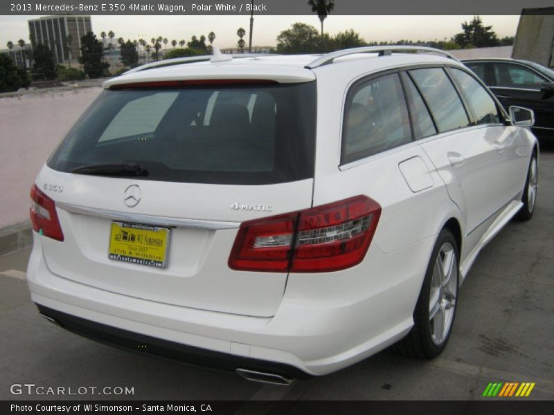 Polar White / Black 2013 Mercedes-Benz E 350 4Matic Wagon