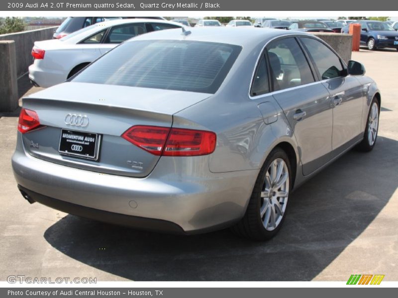 Quartz Grey Metallic / Black 2009 Audi A4 2.0T Premium quattro Sedan
