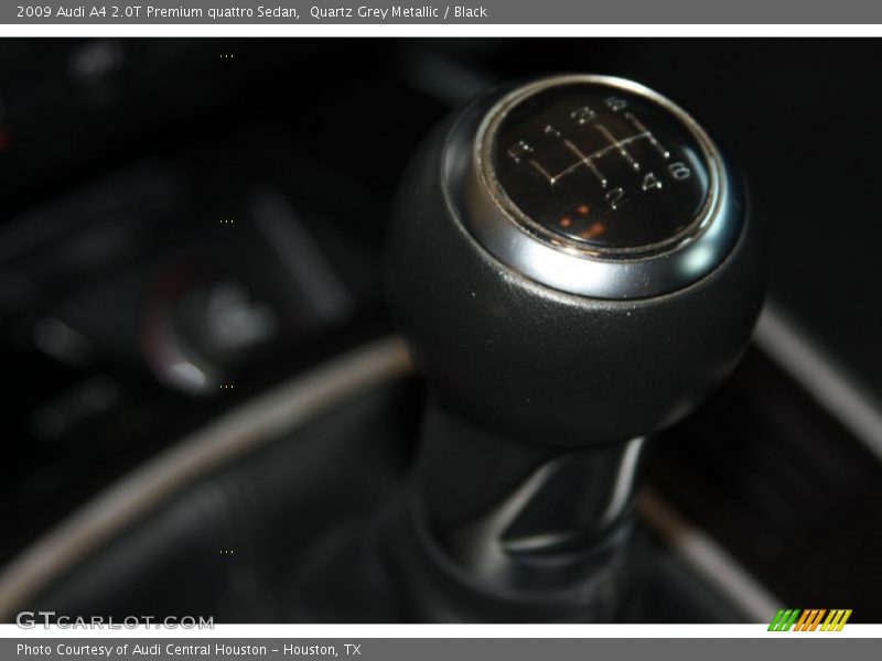 Quartz Grey Metallic / Black 2009 Audi A4 2.0T Premium quattro Sedan