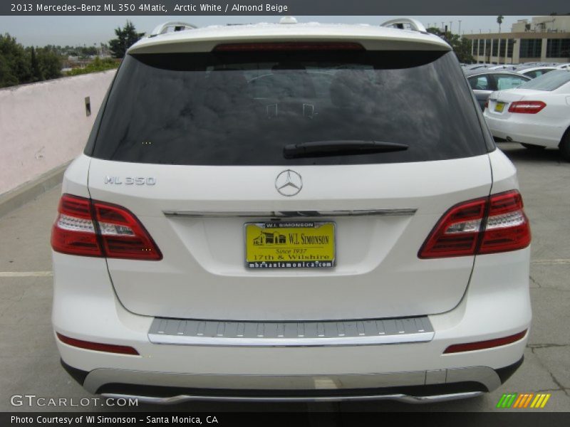 Arctic White / Almond Beige 2013 Mercedes-Benz ML 350 4Matic