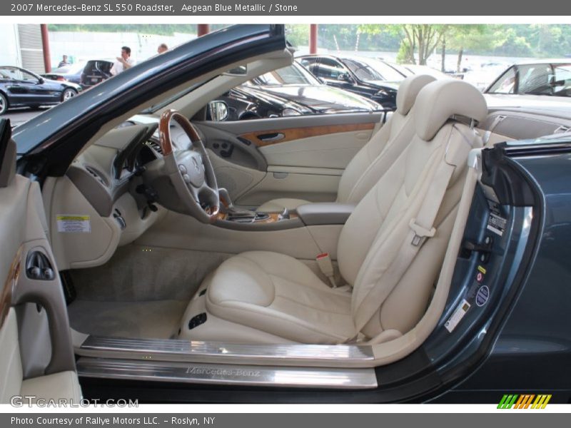  2007 SL 550 Roadster Stone Interior