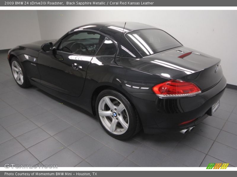  2009 Z4 sDrive30i Roadster Black Sapphire Metallic