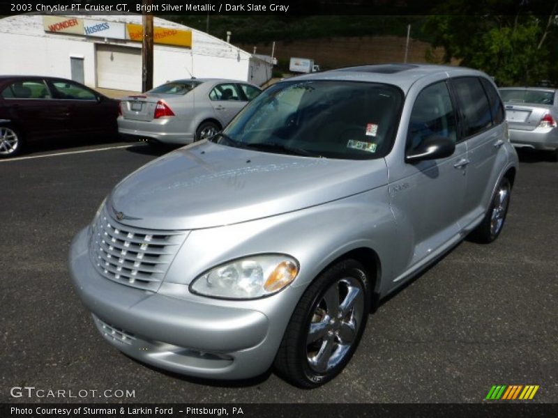Bright Silver Metallic / Dark Slate Gray 2003 Chrysler PT Cruiser GT