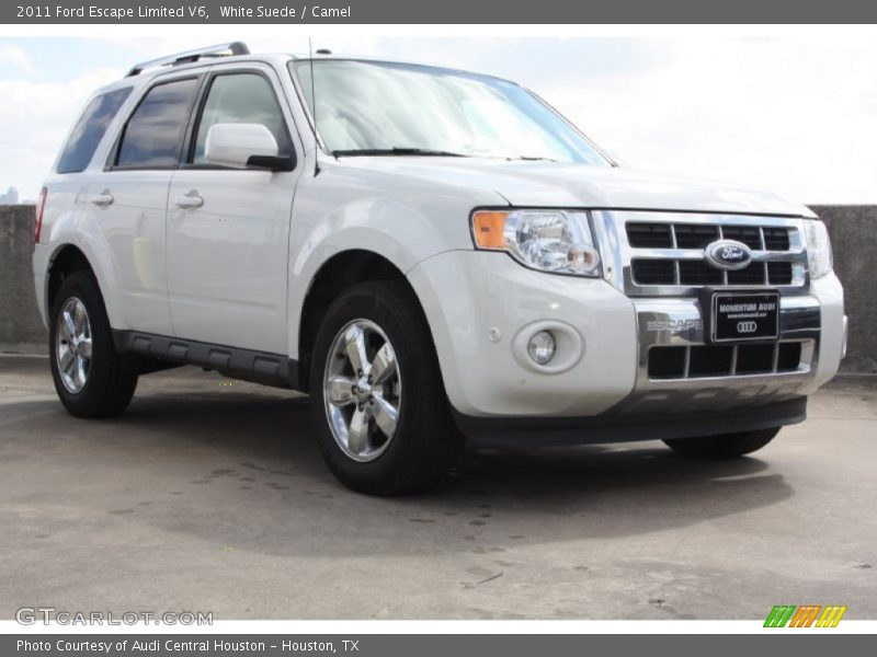 White Suede / Camel 2011 Ford Escape Limited V6