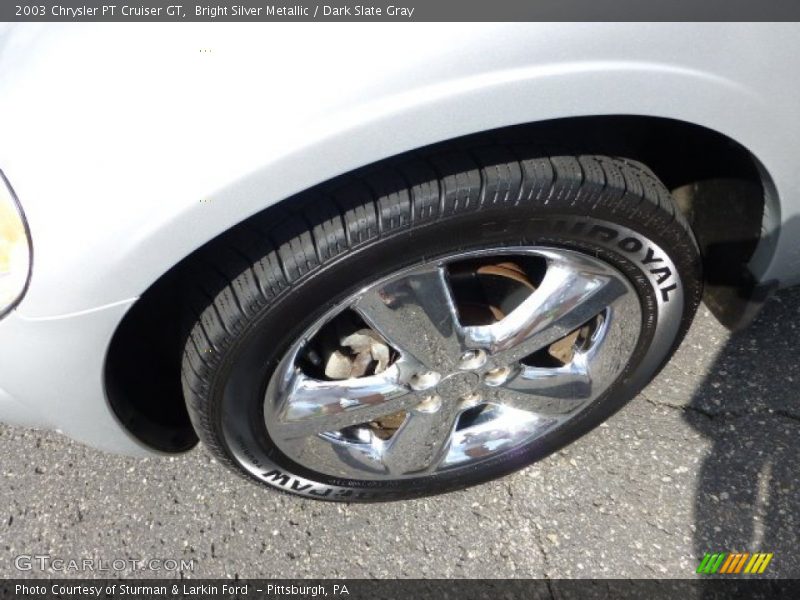 Bright Silver Metallic / Dark Slate Gray 2003 Chrysler PT Cruiser GT