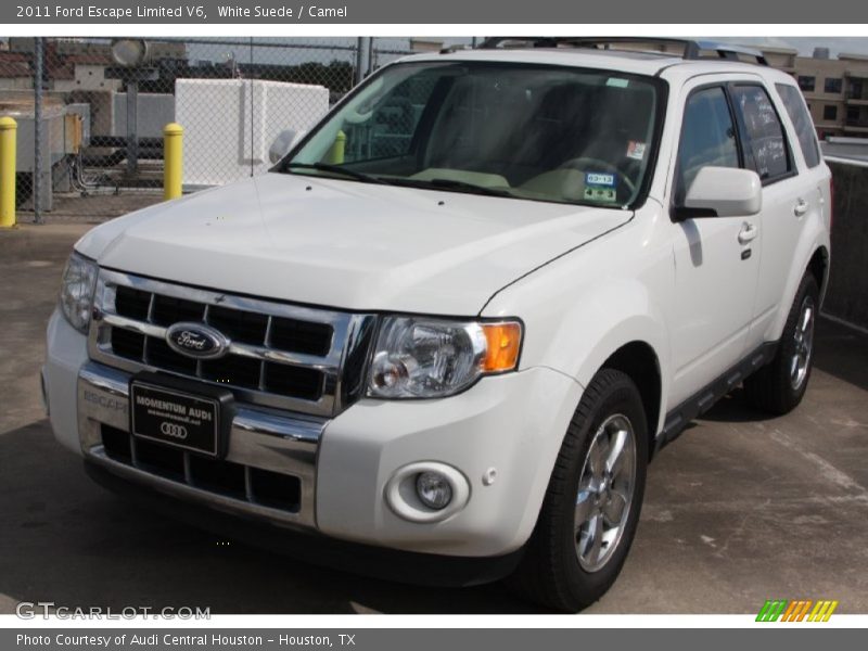 White Suede / Camel 2011 Ford Escape Limited V6