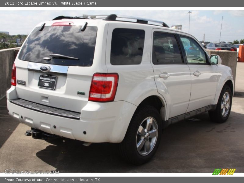 White Suede / Camel 2011 Ford Escape Limited V6