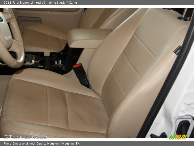 White Suede / Camel 2011 Ford Escape Limited V6
