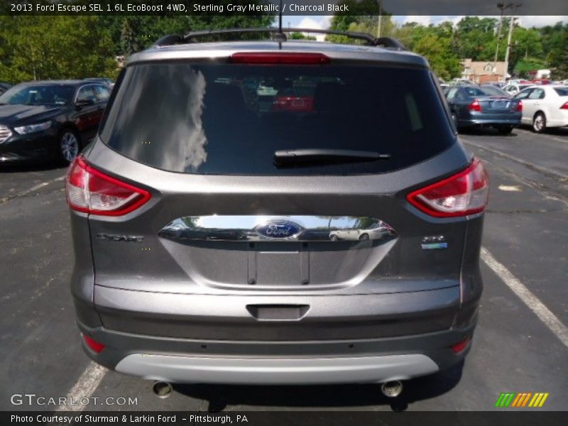 Sterling Gray Metallic / Charcoal Black 2013 Ford Escape SEL 1.6L EcoBoost 4WD
