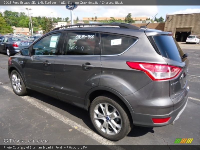 Sterling Gray Metallic / Charcoal Black 2013 Ford Escape SEL 1.6L EcoBoost 4WD