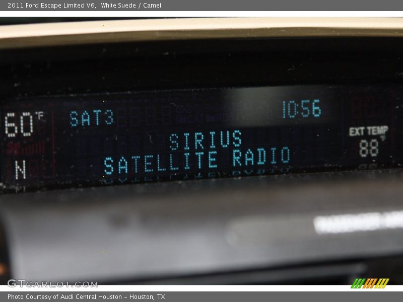 White Suede / Camel 2011 Ford Escape Limited V6