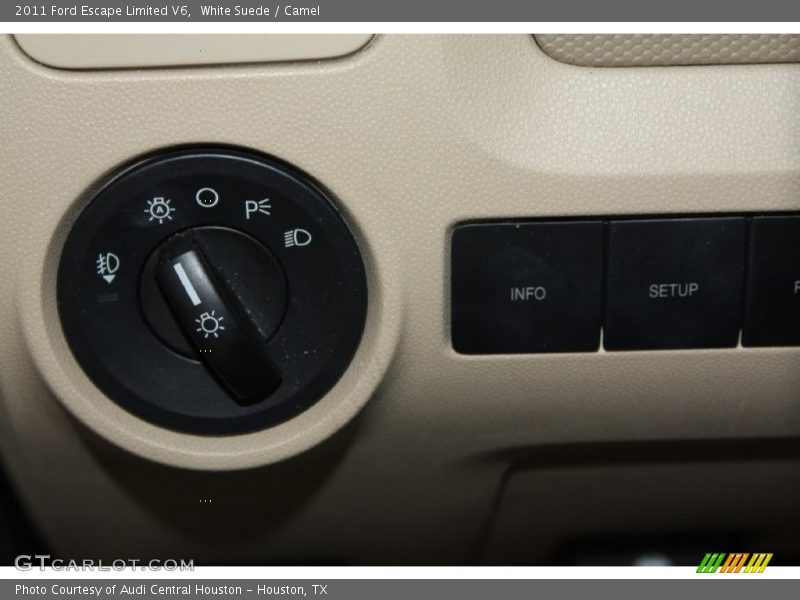 White Suede / Camel 2011 Ford Escape Limited V6