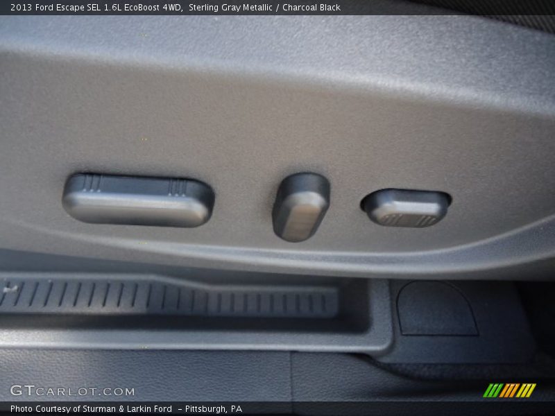 Sterling Gray Metallic / Charcoal Black 2013 Ford Escape SEL 1.6L EcoBoost 4WD