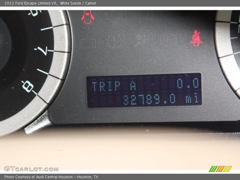 White Suede / Camel 2011 Ford Escape Limited V6