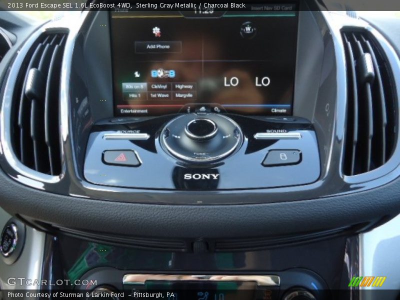 Sterling Gray Metallic / Charcoal Black 2013 Ford Escape SEL 1.6L EcoBoost 4WD