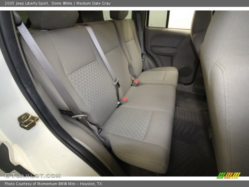 Stone White / Medium Slate Gray 2005 Jeep Liberty Sport