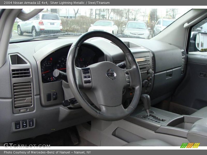 Silver Lightning Metallic / Steel/Titanium 2004 Nissan Armada LE 4x4