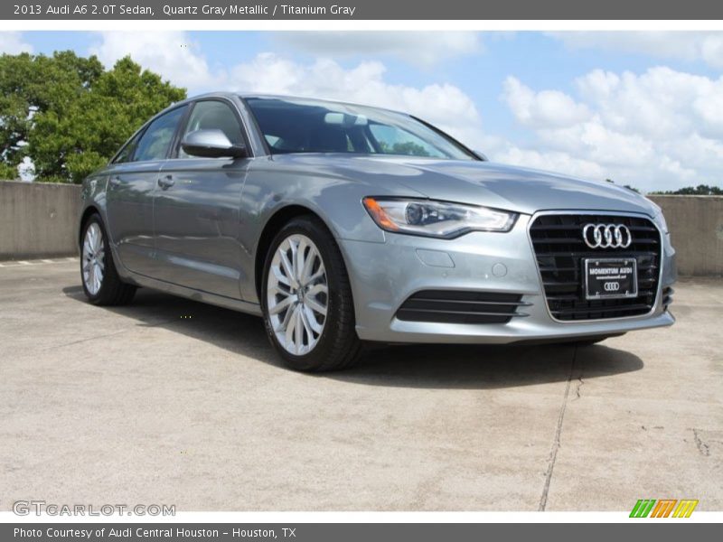 Quartz Gray Metallic / Titanium Gray 2013 Audi A6 2.0T Sedan