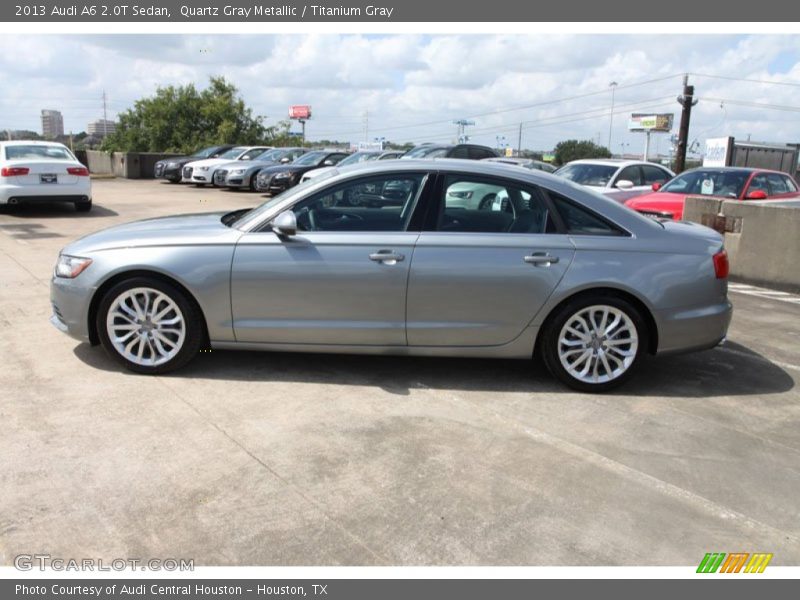Quartz Gray Metallic / Titanium Gray 2013 Audi A6 2.0T Sedan