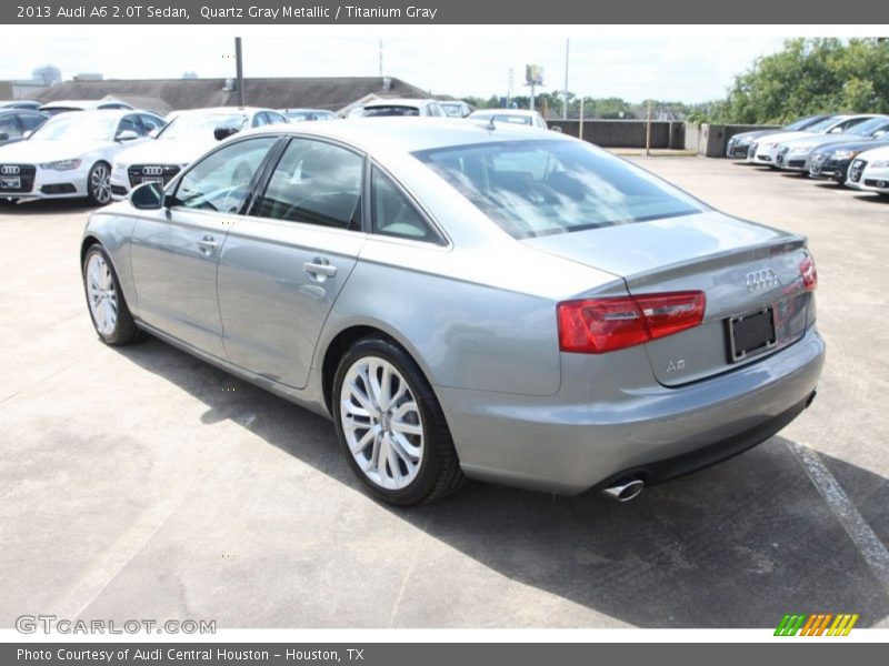 Quartz Gray Metallic / Titanium Gray 2013 Audi A6 2.0T Sedan