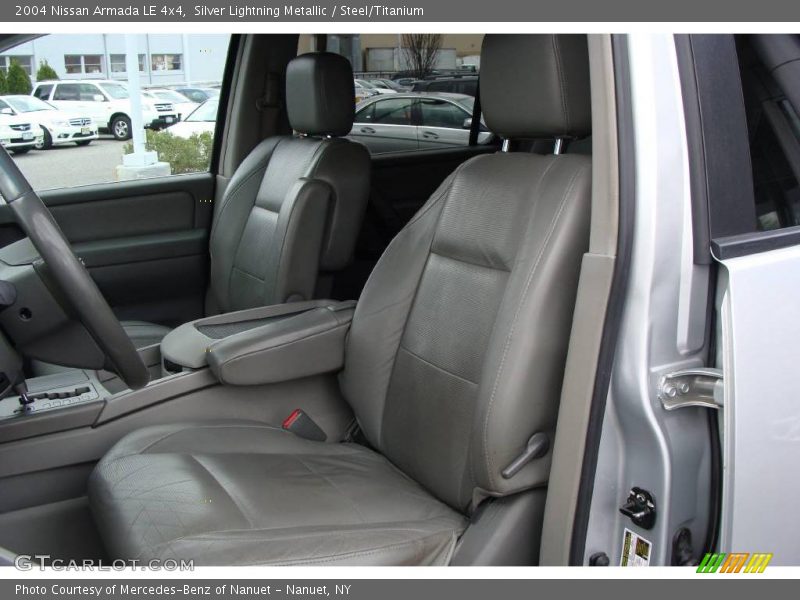 Silver Lightning Metallic / Steel/Titanium 2004 Nissan Armada LE 4x4