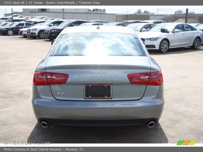 Quartz Gray Metallic / Titanium Gray 2013 Audi A6 2.0T Sedan