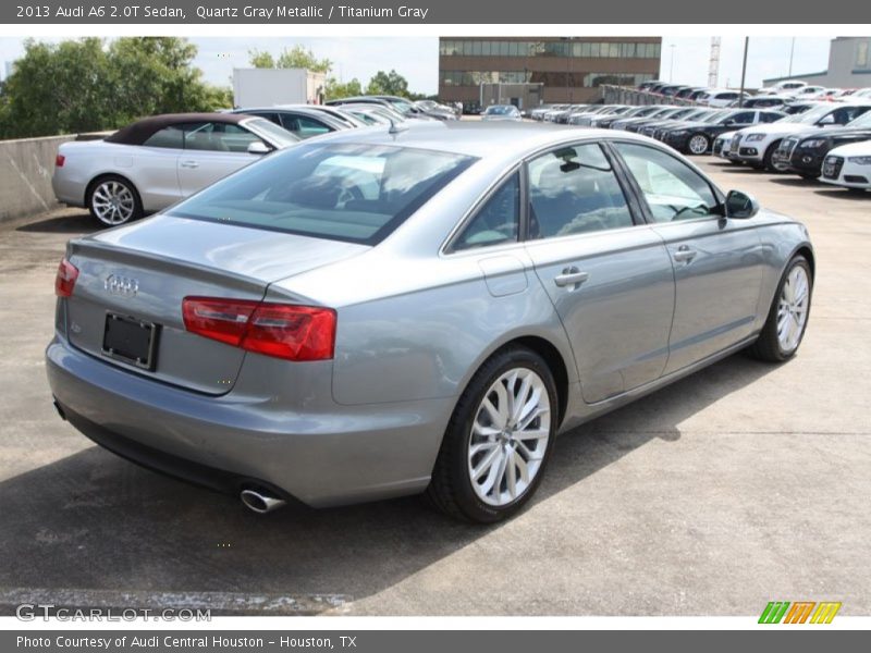 Quartz Gray Metallic / Titanium Gray 2013 Audi A6 2.0T Sedan